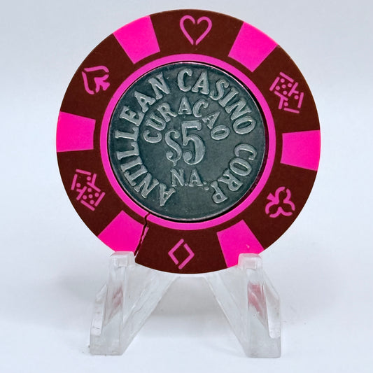 Antillean Casino Willemstad Curacao Series 2 $5 Casino Chip