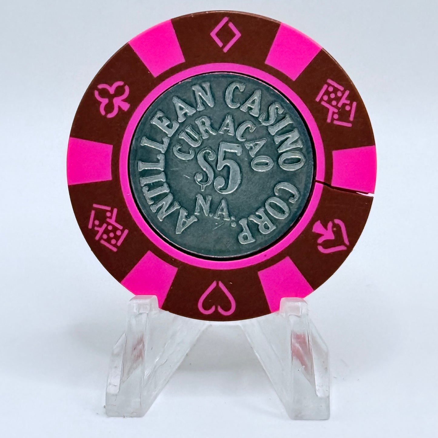 Antillean Casino Willemstad Curacao Series 2 $5 Casino Chip