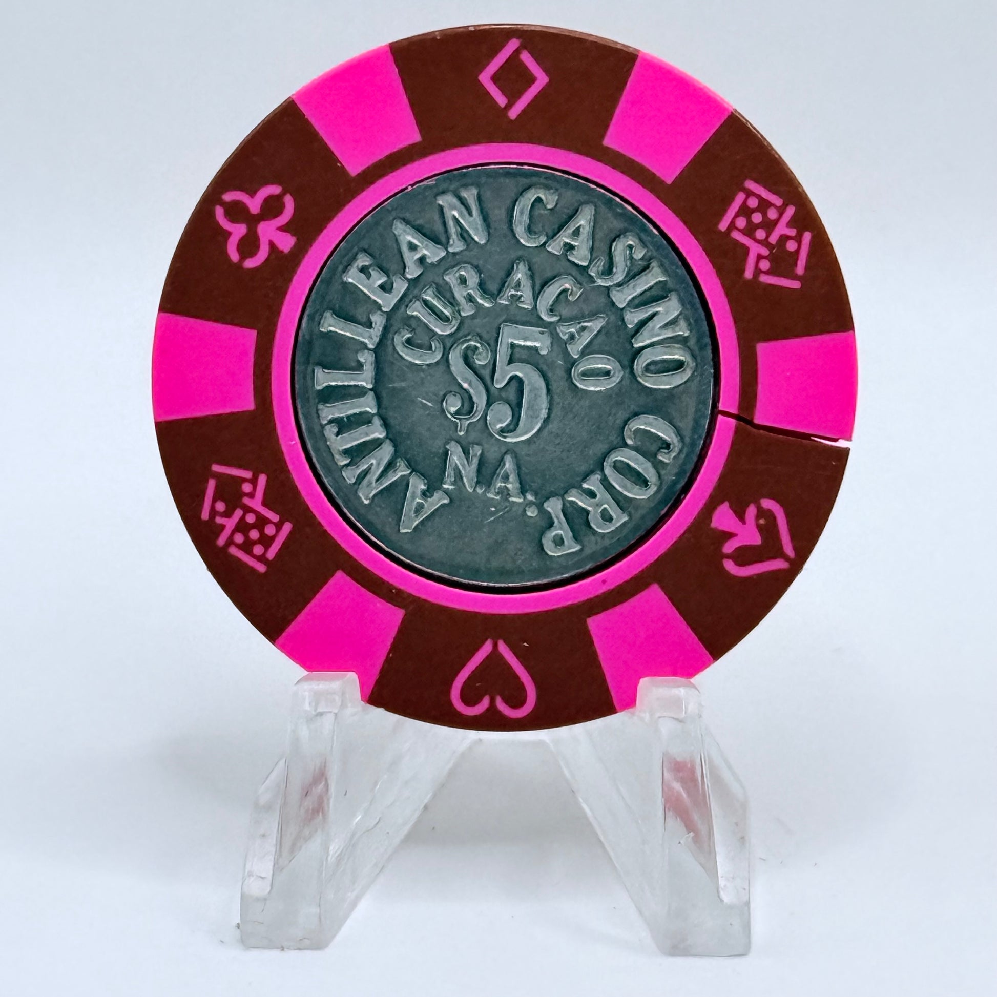 Antillean Casino Willemstad Curacao Series 2 $5 Casino Chip