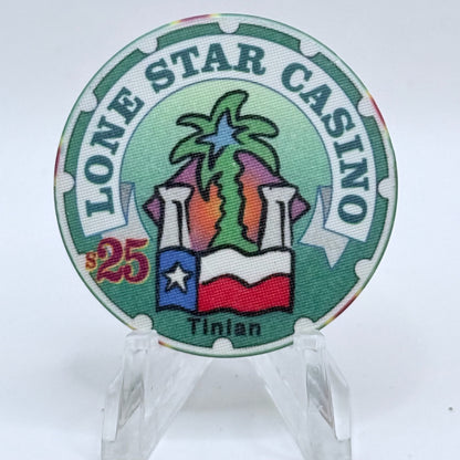 Lone Star Tinian Northern Marianas 1995 'Grand Opening' LE $25 Casino Chip