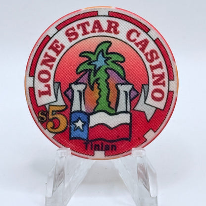 Lone Star Tinian Northern Marianas 1995 'Grand Opening' LE $5 Casino Chip