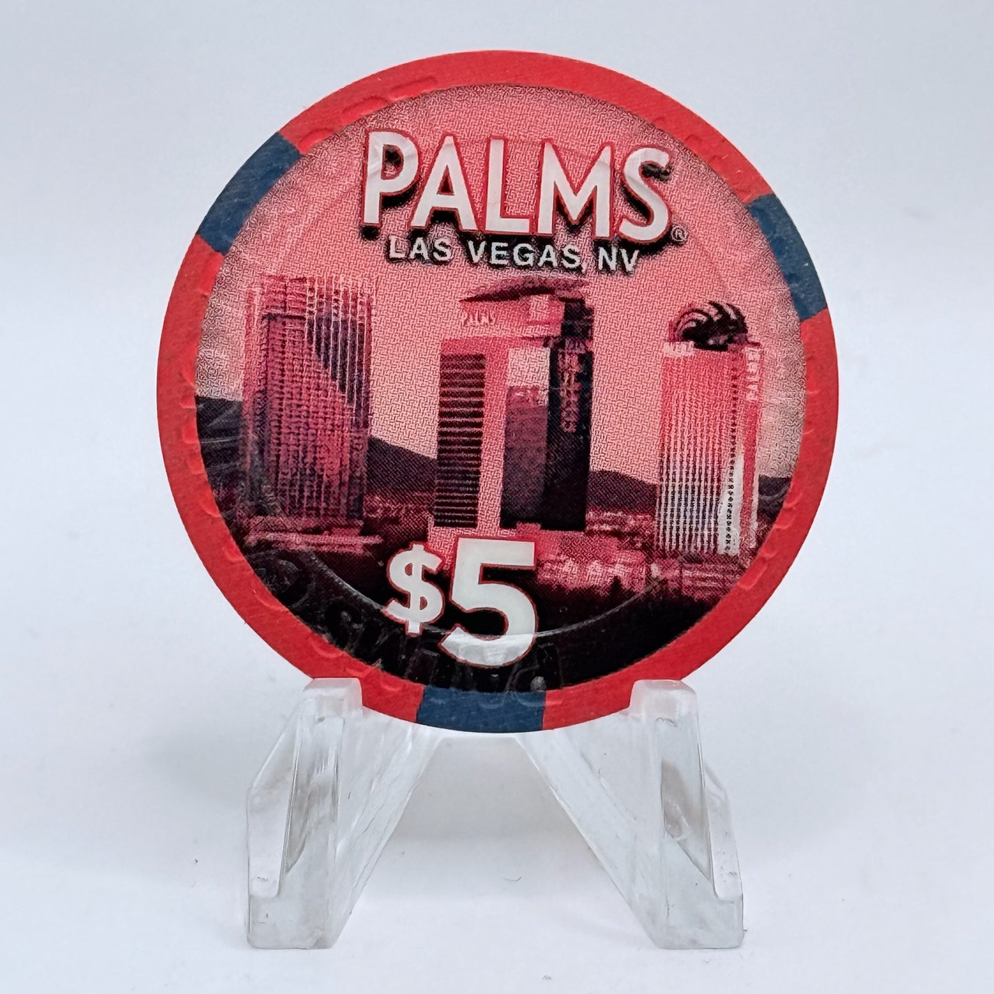 Palms Casino Resort Las Vegas Nevada 2013 'New Year' LE $5 Casino Chip D0891