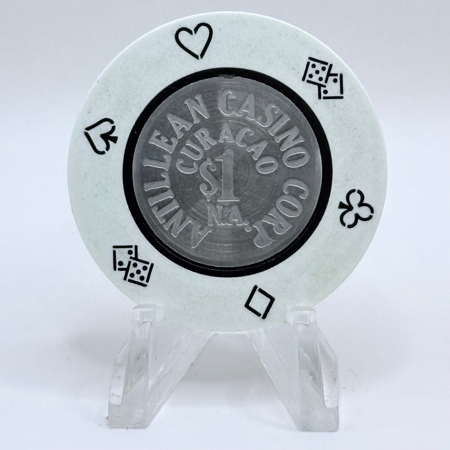 Antillean Casino Willemstad Curacao Series 2 $1 Casino Chip