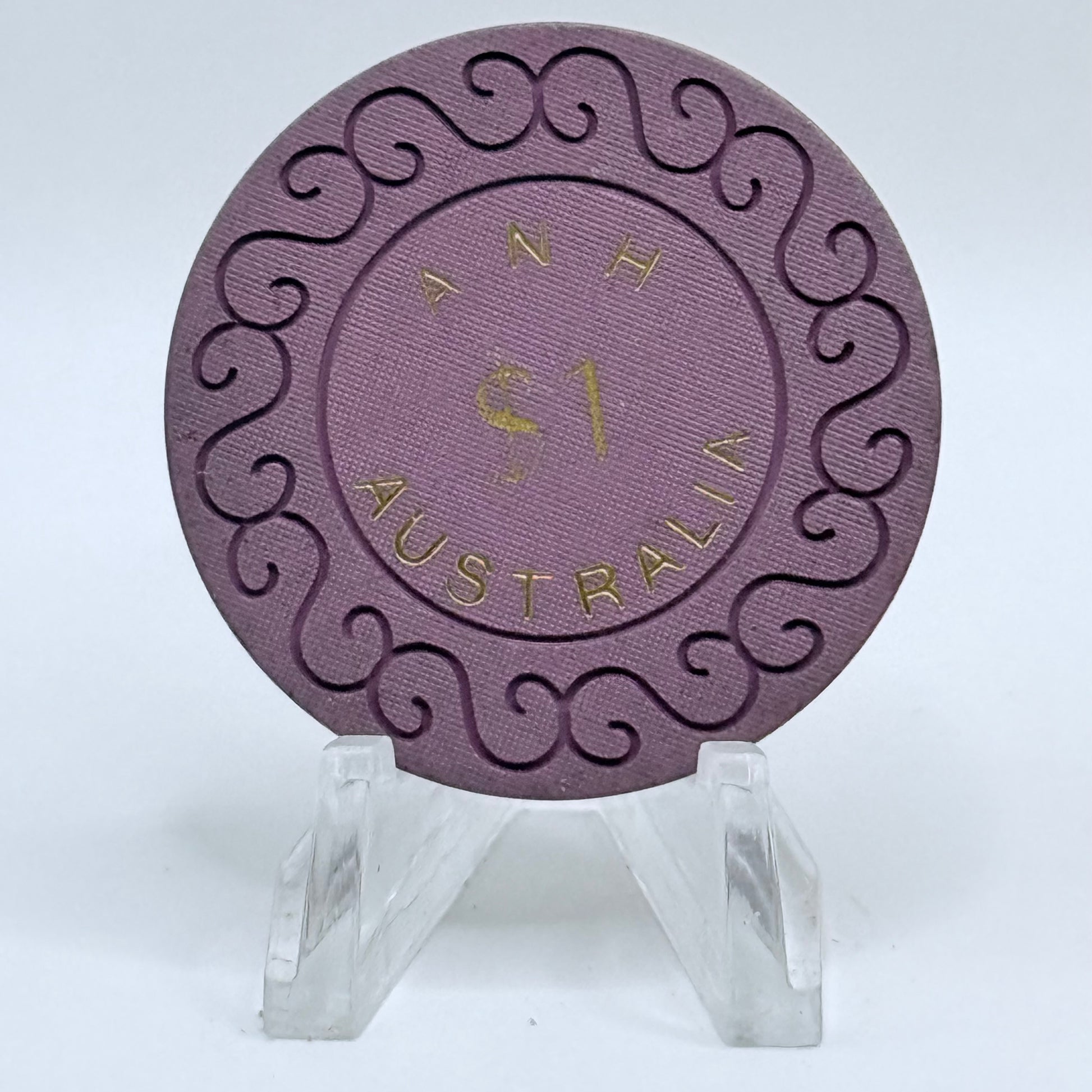 A N H (Australian National Hotels) Prospect Vale TAS $1 Casino Chip