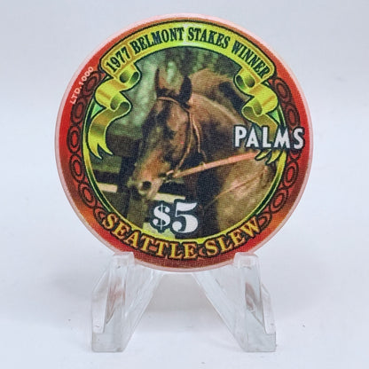 Palms Casino Resort Las Vegas Nevada 2003 'Belmont Stakes' LE $5 Casino Chip E1924