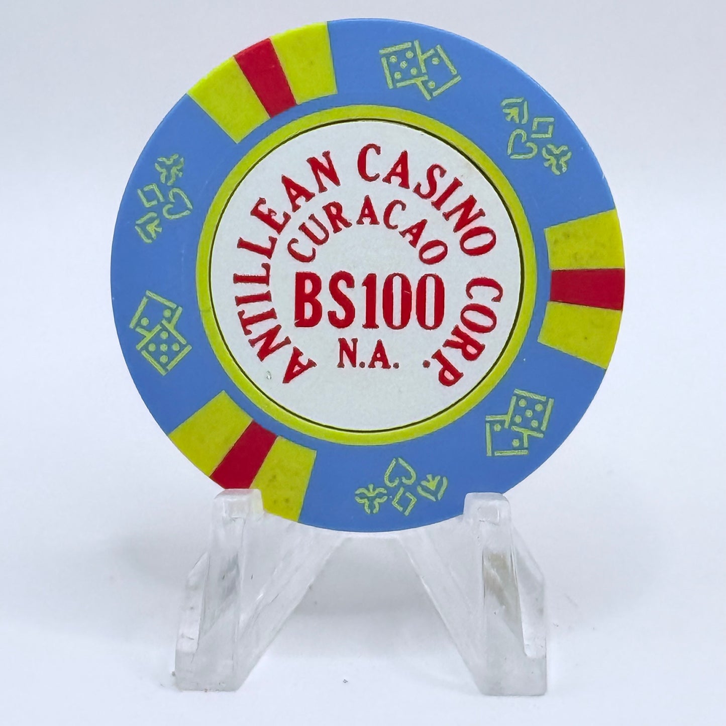 Antillean Casino Willemstad Curacao Series 3 BS100 Casino Chip