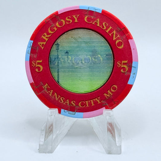 Argosy Casino Riverside Missouri 2003 'Grand Opening' LE $5 Casino Chip