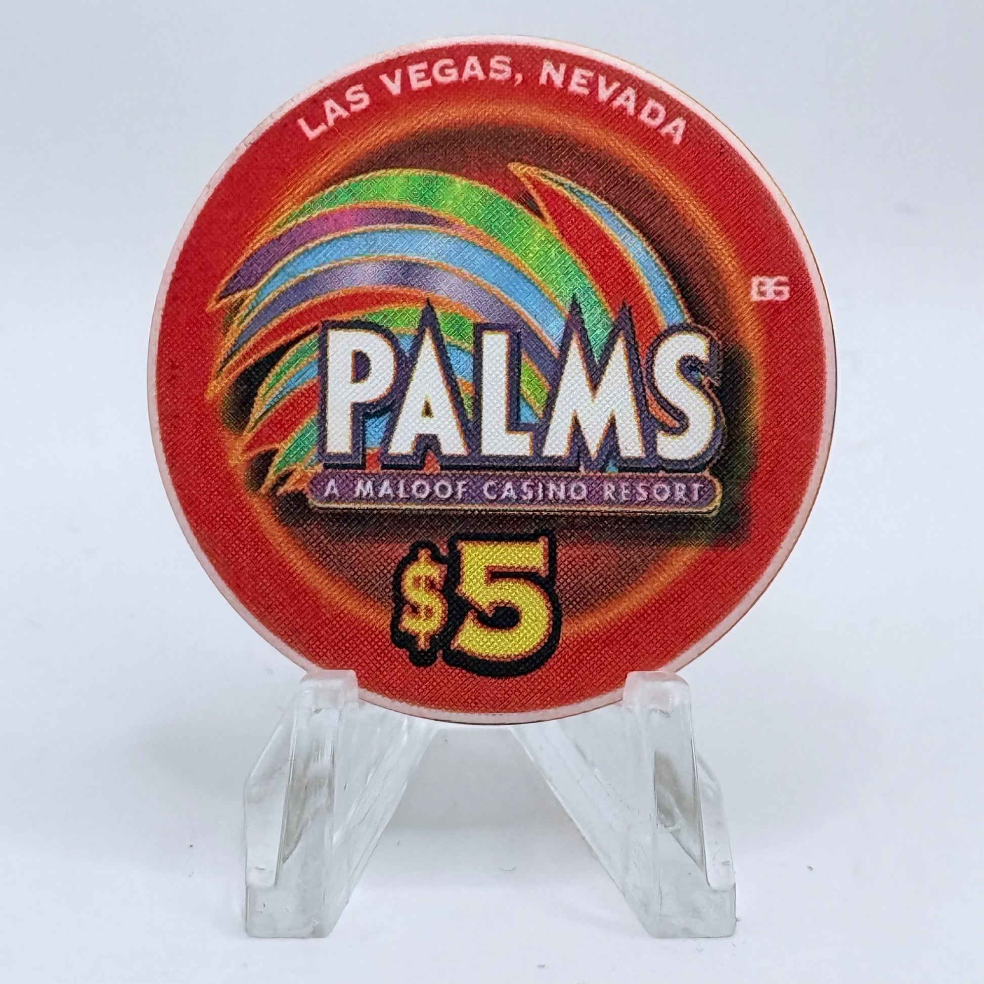 Palms Casino Resort Las Vegas Nevada 2003 'Kentucky Derby' LE $5 Casino Chip E1925