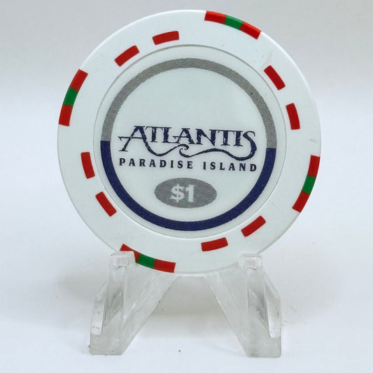 Atlantis Paradise Island Bahamas Series 202 $1 Casino Chip
