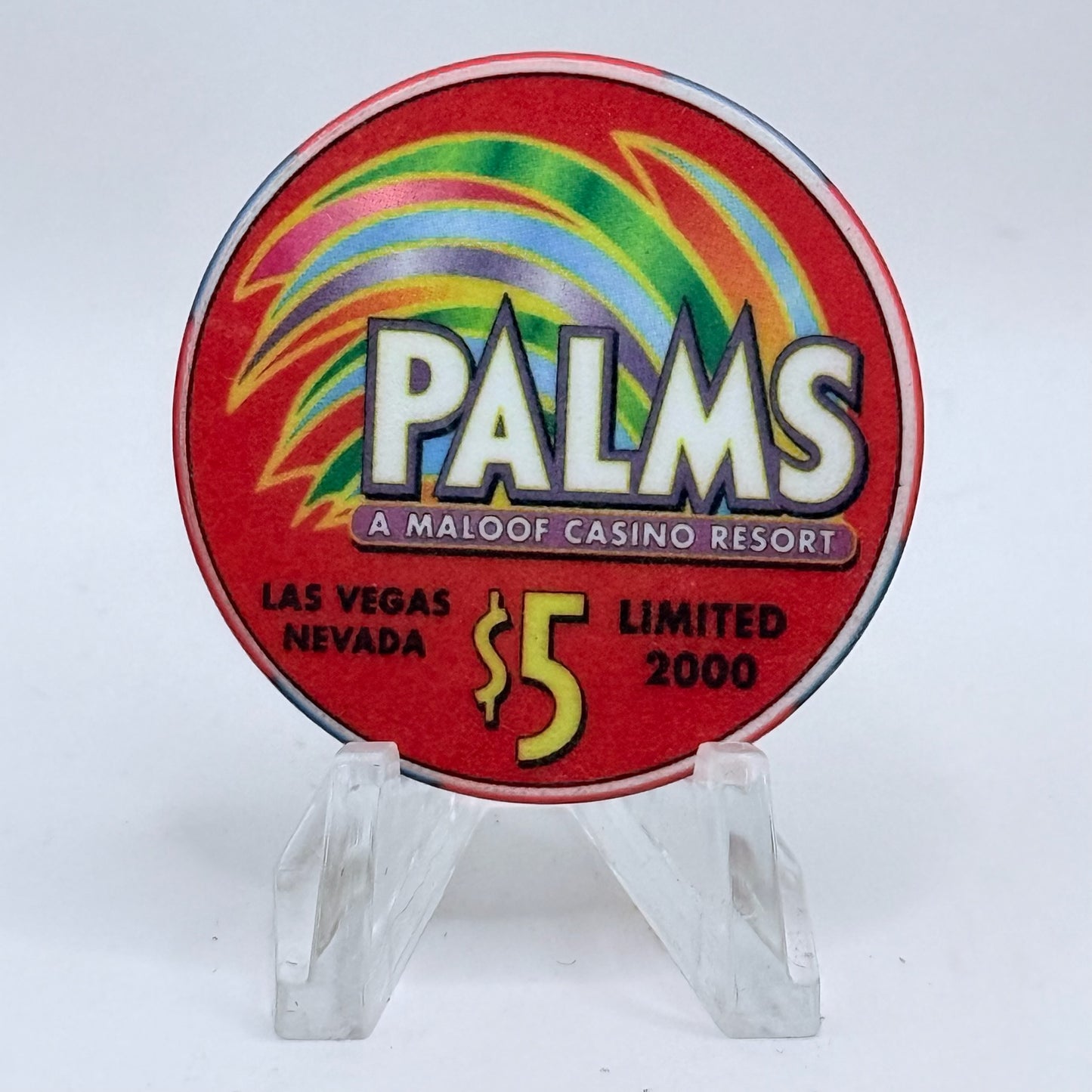 Palms Casino Resort Las Vegas Nevada 2003 'Brooke Burke' LE $5 Casino Chip E1975