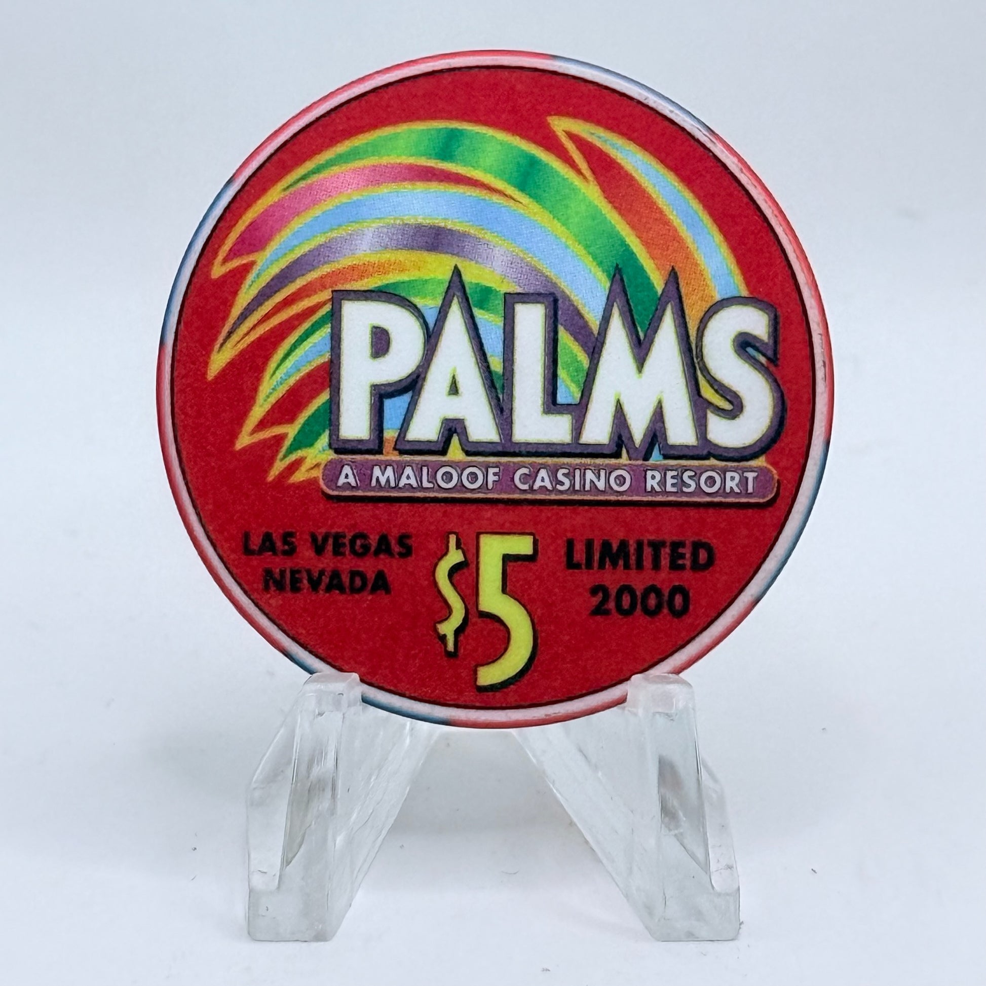 Palms Casino Resort Las Vegas Nevada 2003 'Daisy Fuentes' LE $5 Casino Chip E1976