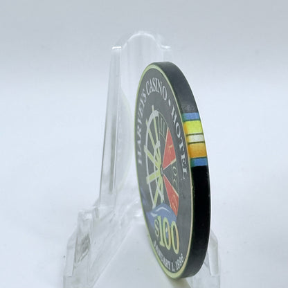 Harvey's Council Bluffs Iowa 1996 'Grand Opening' LE $100 Casino Chip