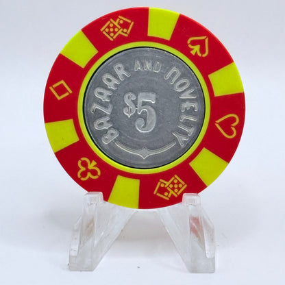 Bazaar & Novelty Edmonton Alberta Canada $5 Casino Chip