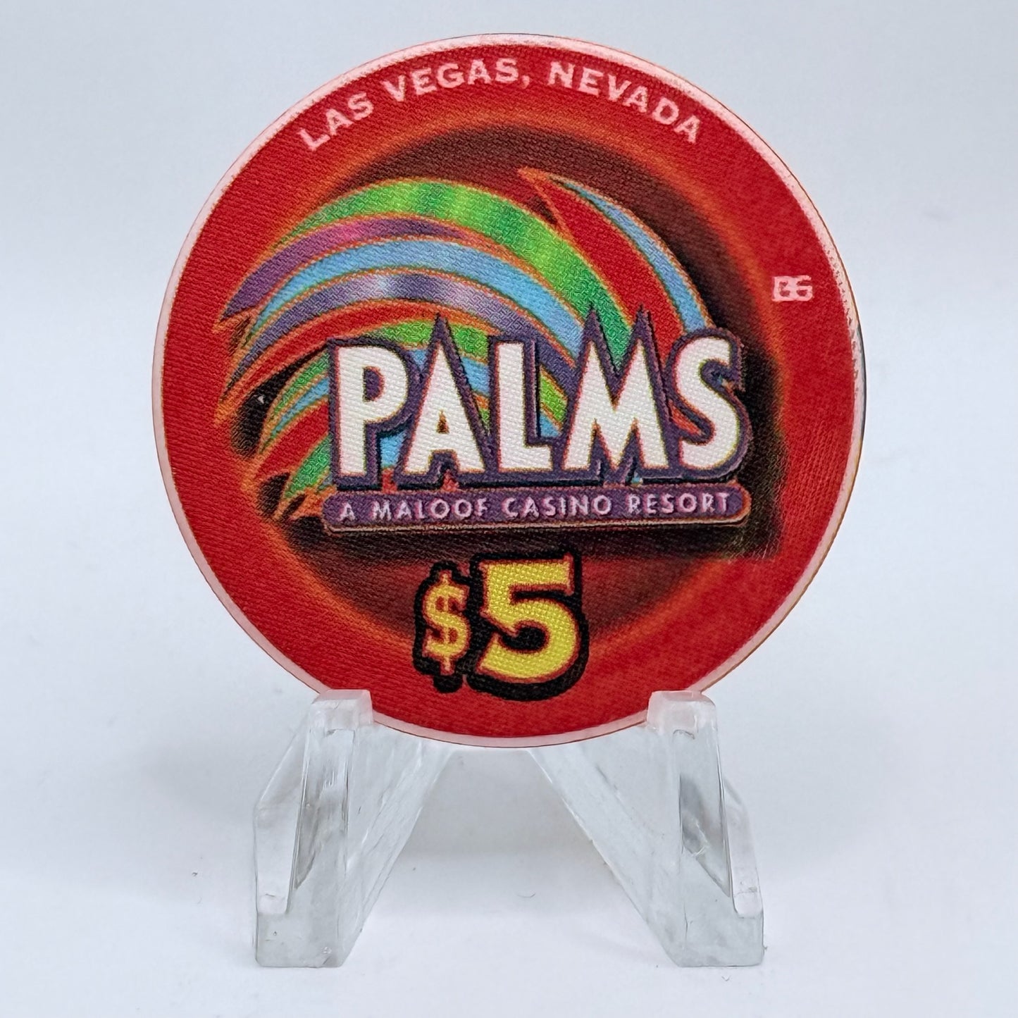 Palms Casino Resort Las Vegas Nevada 2003 '2nd Anniversary' LE $5 Casino Chip E1928