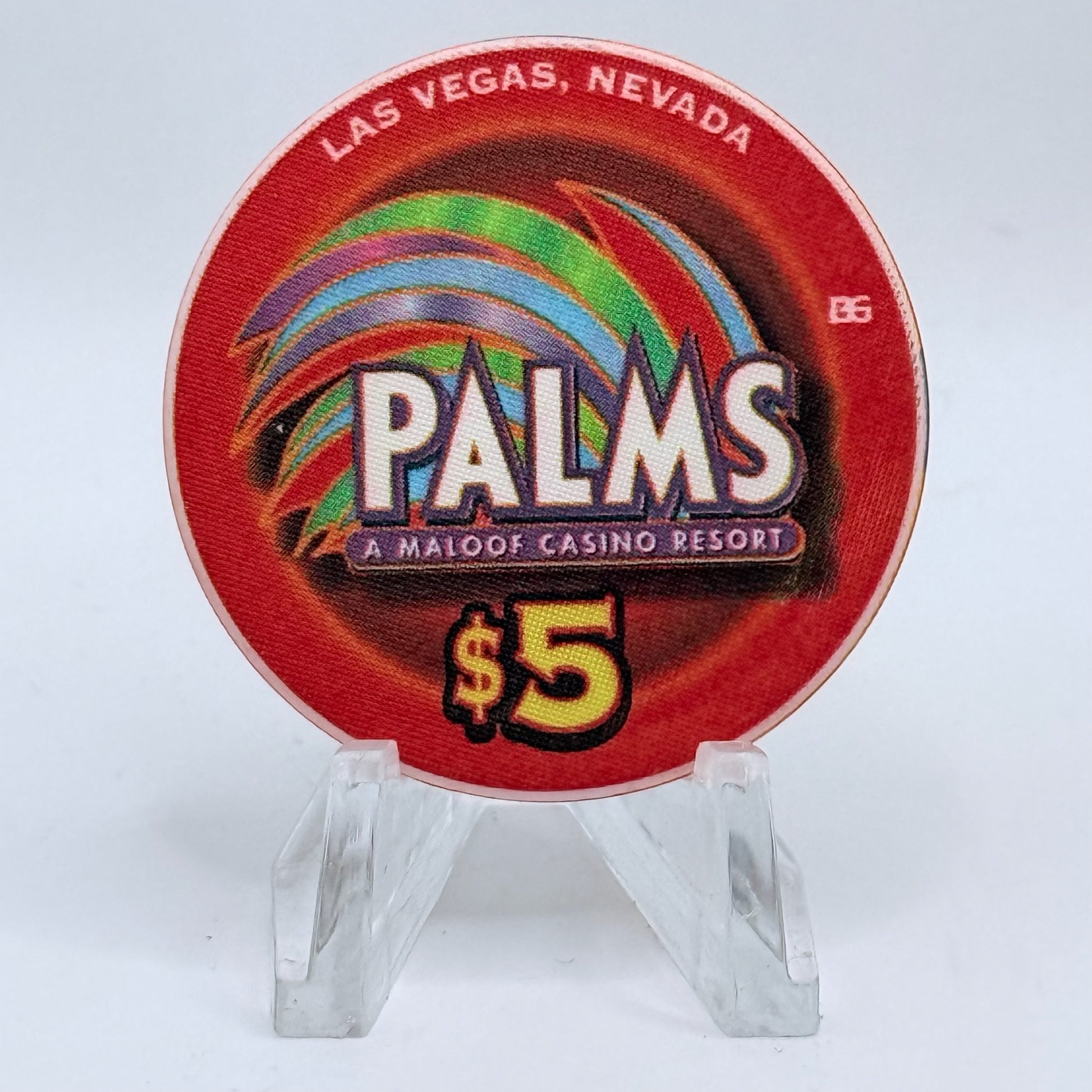 Palms Casino Resort Las Vegas Nevada 2003 '2nd Anniversary' LE $5 Casino Chip E1928