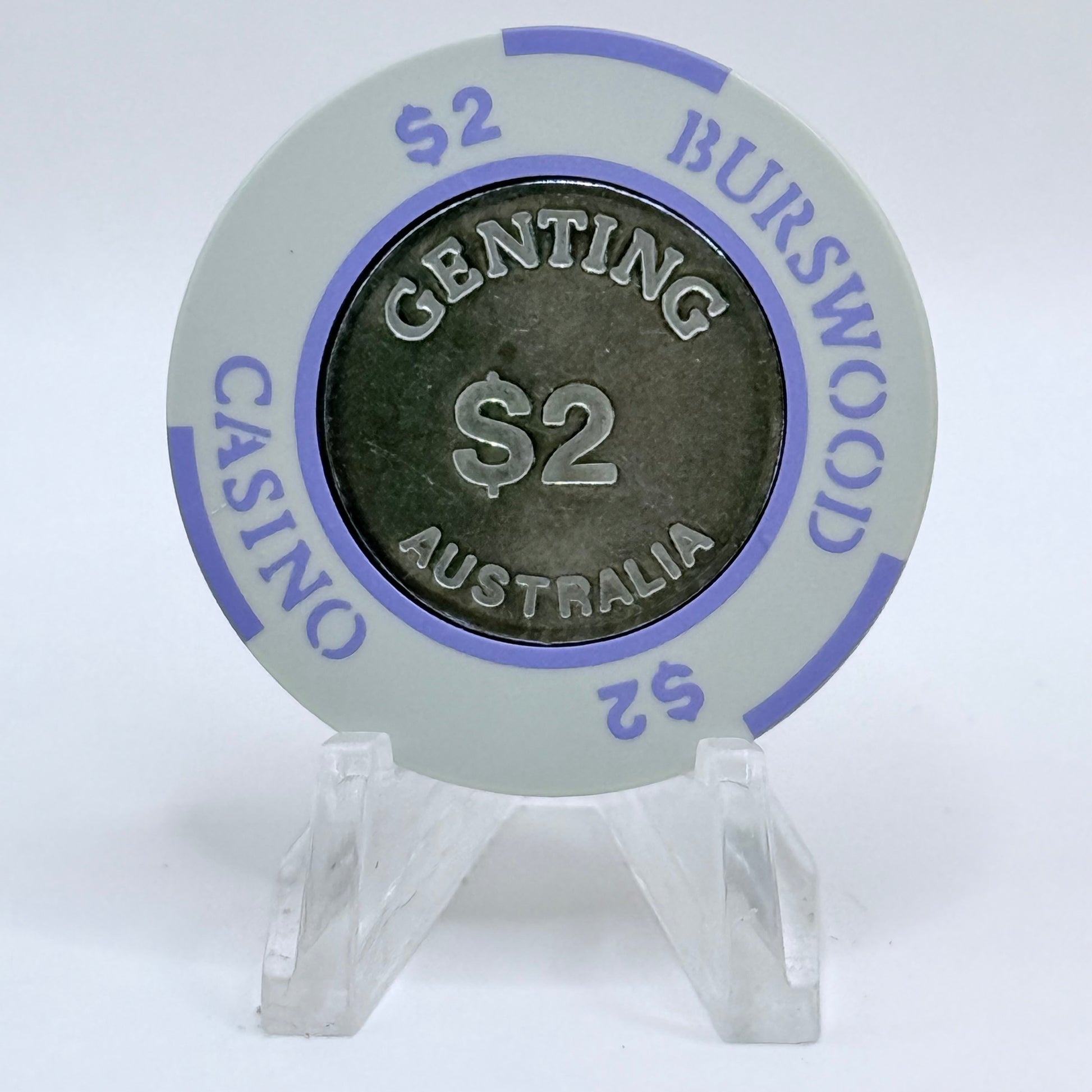 Burswood Casino Perth WA Australia $2 Casino Chip