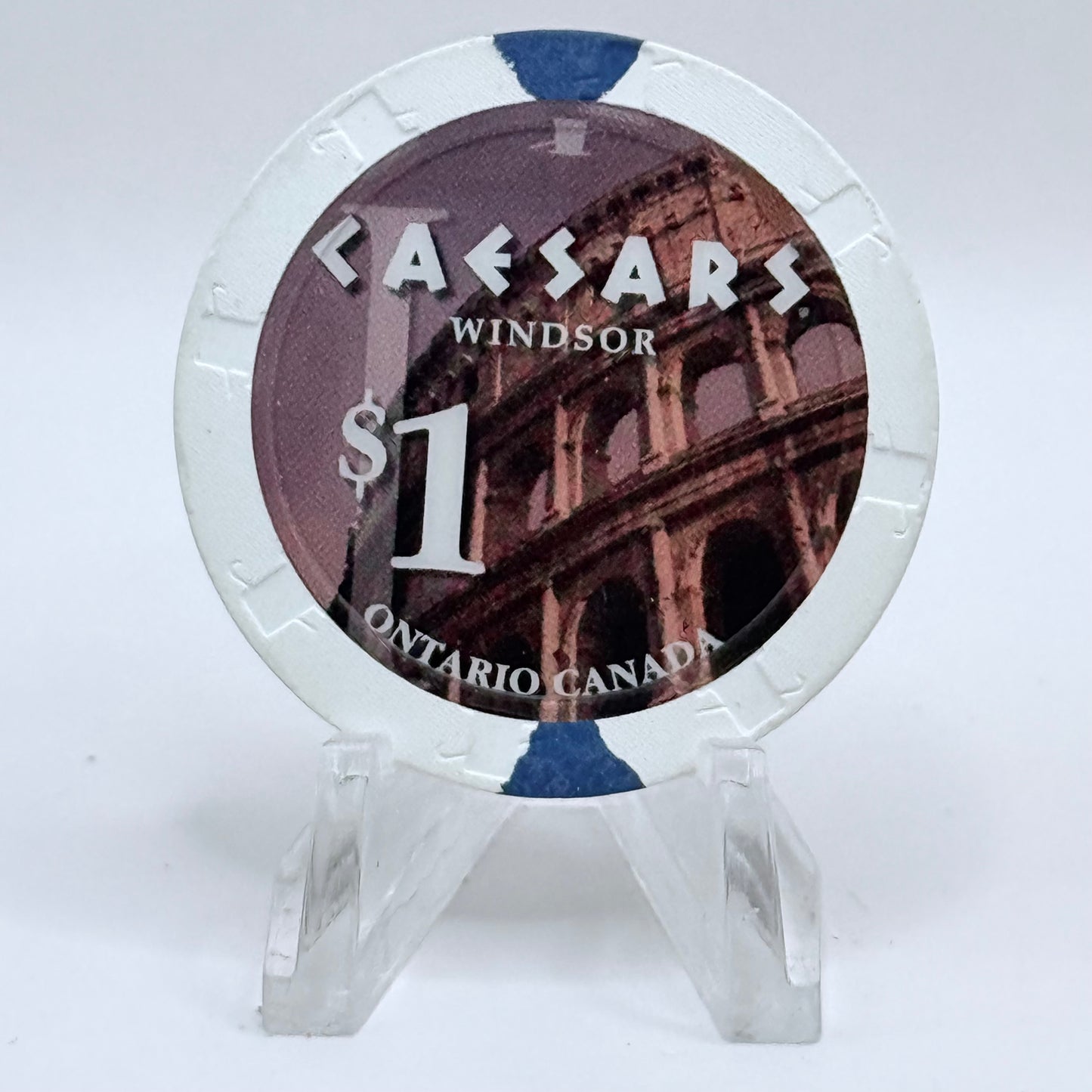 Caesars Windsor Windsor Ontario 2008 $1 Casino Chip
