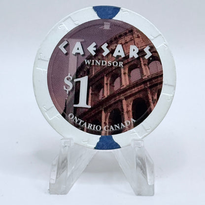 Caesars Windsor Windsor Ontario 2008 $1 Casino Chip