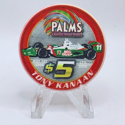 Palms Casino Resort Las Vegas Nevada 2004 'Tony Kanaan' LE $5 Casino Chip E1932