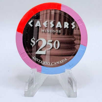 Caesars Windsor Windsor Ontario $2.50 Casino Chip