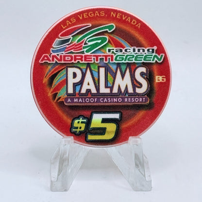 Palms Casino Resort Las Vegas Nevada 2004 'Tony Kanaan' LE $5 Casino Chip E1932