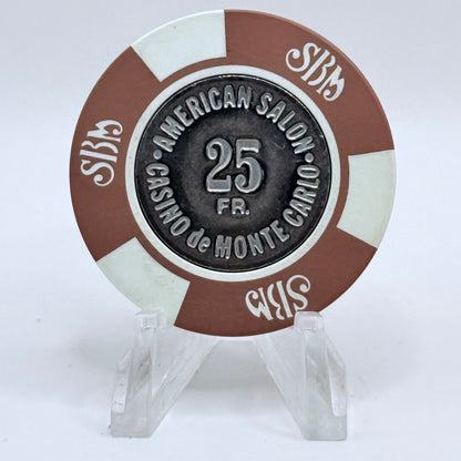 Casino de Monte Carlo (Societe des Bains de Mer) Monte Carlo Monaco 25F Casino Chip