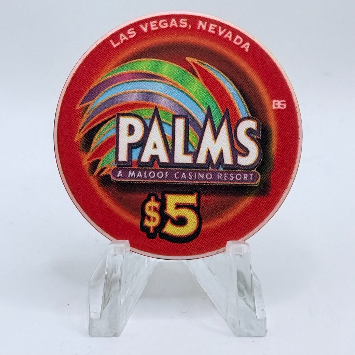 Palms Casino Resort Las Vegas Nevada 2004 'Kentucky Derby' LE $5 Casino Chip E1934