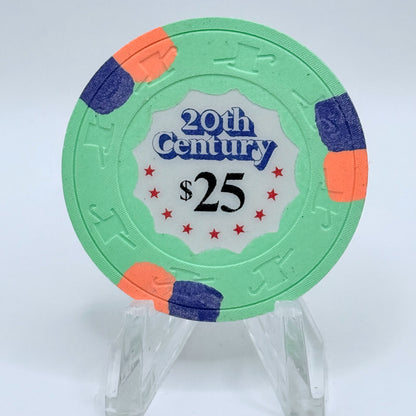 20th Century Las Vegas Nevada 1991 $25 Casino Chip N2486