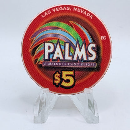 Palms Casino Resort Las Vegas Nevada 2004 'Preakness' LE $5 Casino Chip E1937