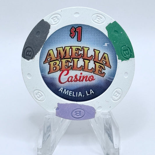 Amelia Belle Amelia Louisiana 2012 $1 Casino Chip