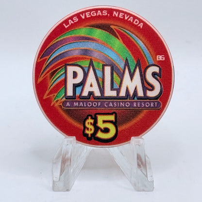Palms Casino Resort Las Vegas Nevada 2002 LE $5 Casino Chip E1944