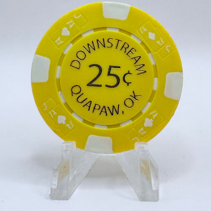 Downstream Quapaw Oklahoma $0.25 Casino Chip
