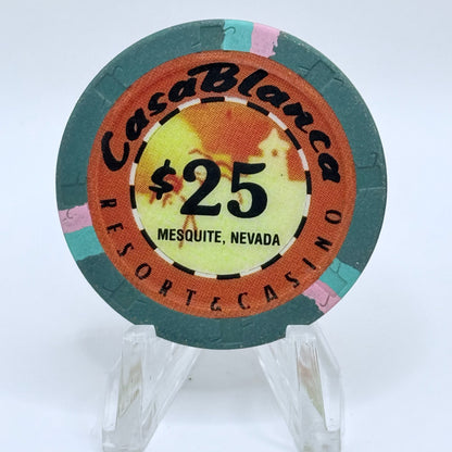 CasaBlanca Mesquite Nevada 1997 Series 4 $25 Casino Chip N9440
