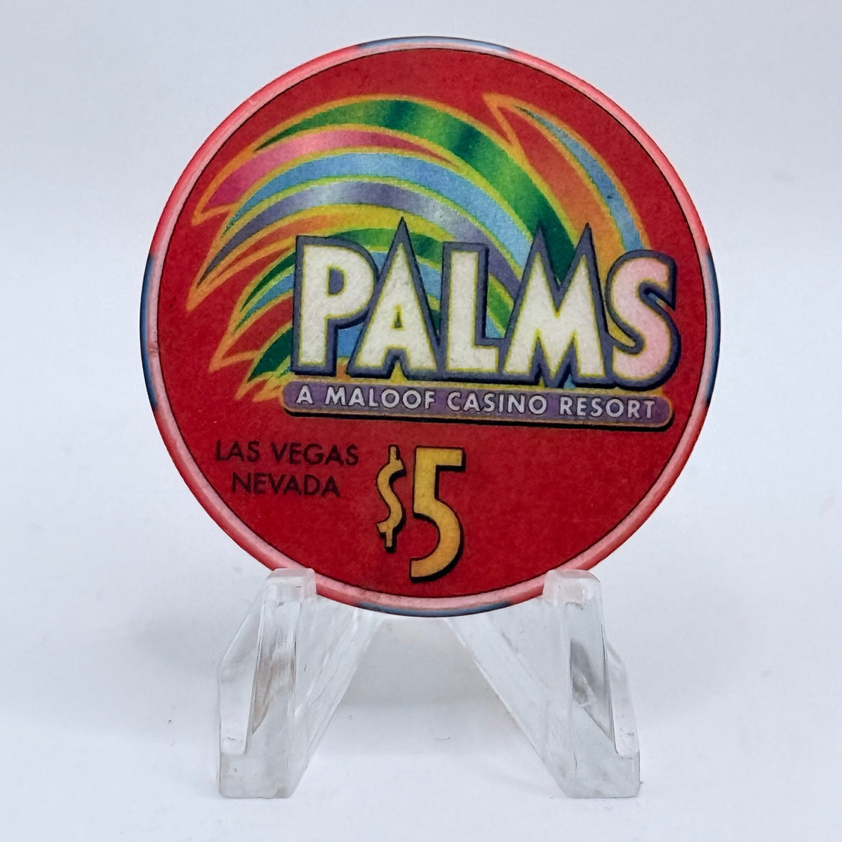 Palms Casino Resort Las Vegas Nevada 2002 'Belmont Stakes' LE $5 Casino Chip E1960