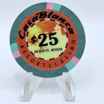 CasaBlanca Mesquite Nevada 1997 Series 4 $25 Casino Chip N9440