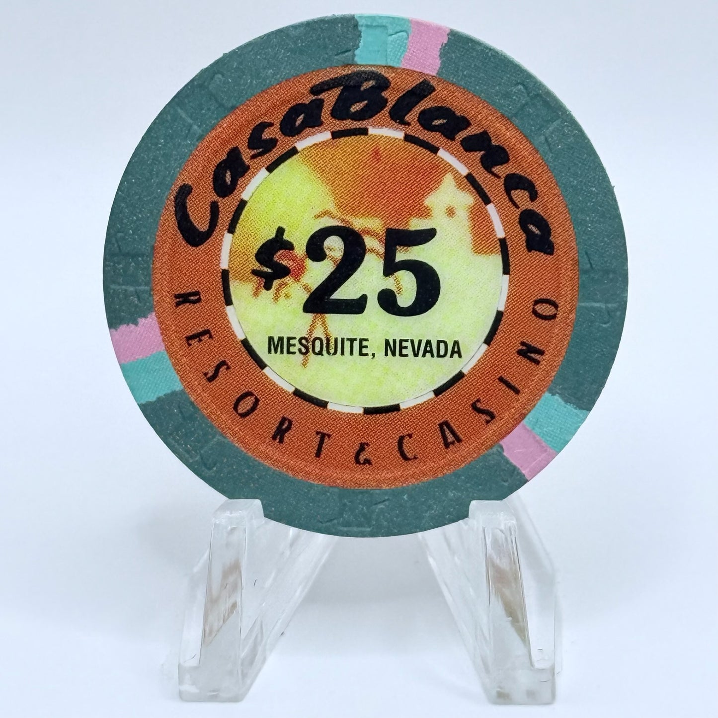 CasaBlanca Mesquite Nevada 1997 Series 4 $25 Casino Chip N9440