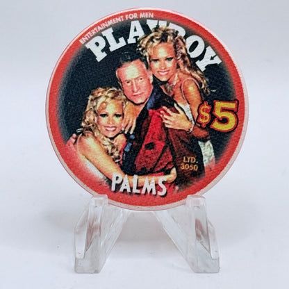 Palms Casino Resort Las Vegas Nevada 2003 'Playboy 50th' Series 18 LE $5 Casino Chip E1948