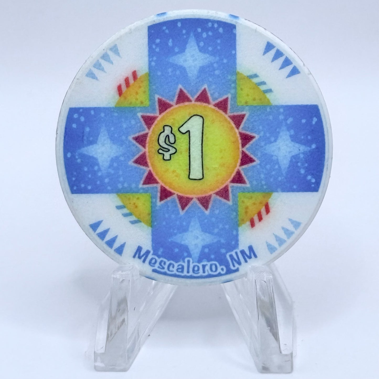 Casino Apache Mescalero New Mexico $1 Casino Chip
