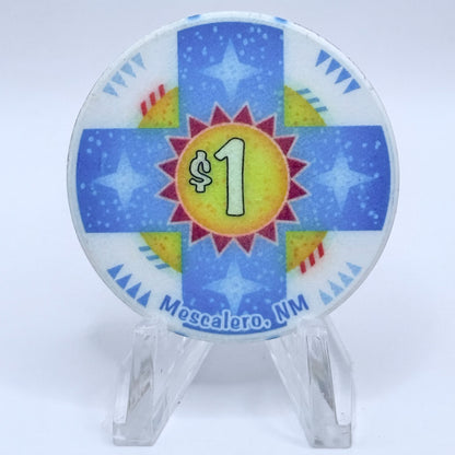 Casino Apache Mescalero New Mexico $1 Casino Chip