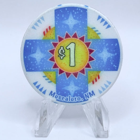 Casino Apache Mescalero New Mexico $1 Casino Chip