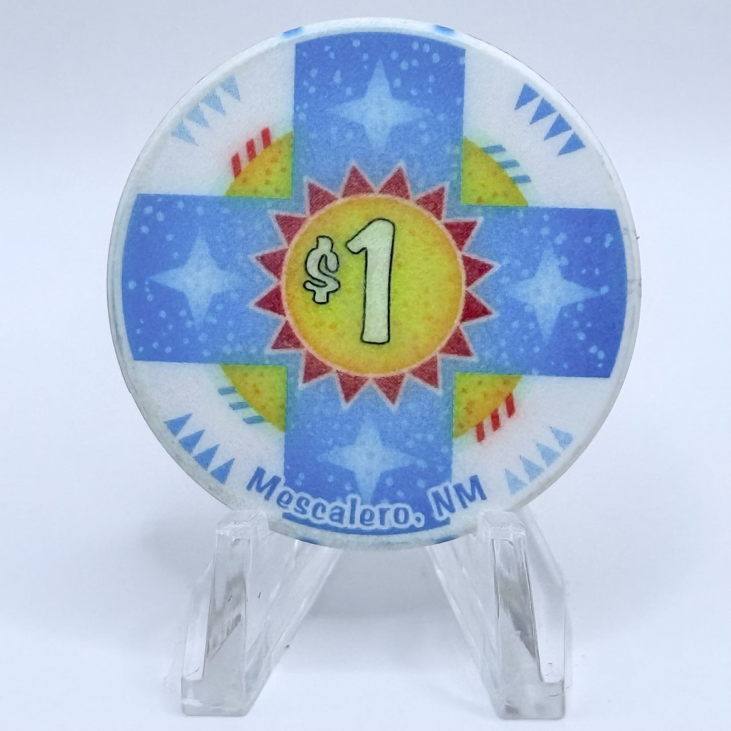 Casino Apache Mescalero New Mexico $1 Casino Chip