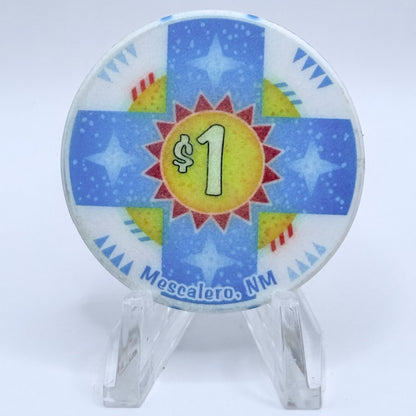 Casino Apache Mescalero New Mexico $1 Casino Chip