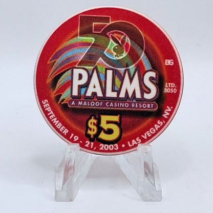 Palms Casino Resort Las Vegas Nevada 2003 'Playboy' Series 18 LE $5 Casino Chip E1952