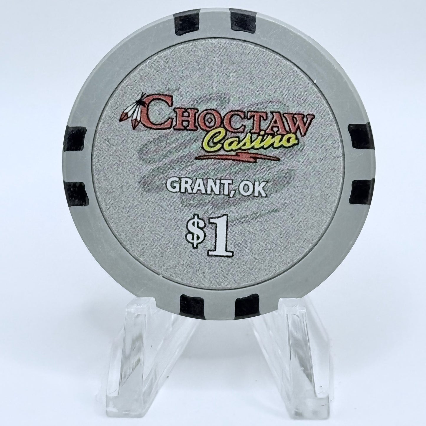 Choctaw Casino & Resort Grant Oklahoma $1 Casino Chip