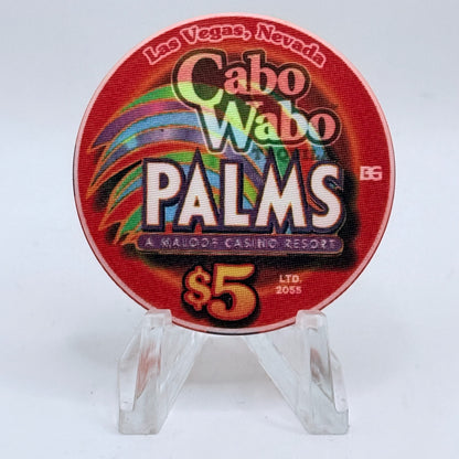Palms Casino Resort Las Vegas Nevada 2004 'Sammy Hagar' LE $5 Casino Chip E1958