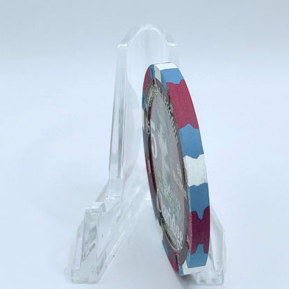 Claridge Atlantic City New Jersey 'Gambling Legends Bat Masterson' LE $5 Casino Chip