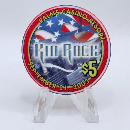 Palms Casino Resort Las Vegas Nevada 2003 'Kid Rock' LE $5 Casino Chip E1970