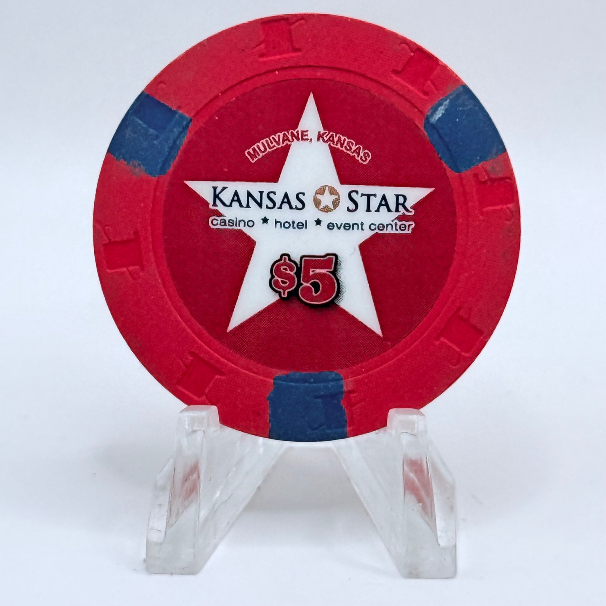 Kansas Star Casino Mulvane Kansas 2011 $5 Casino Chip