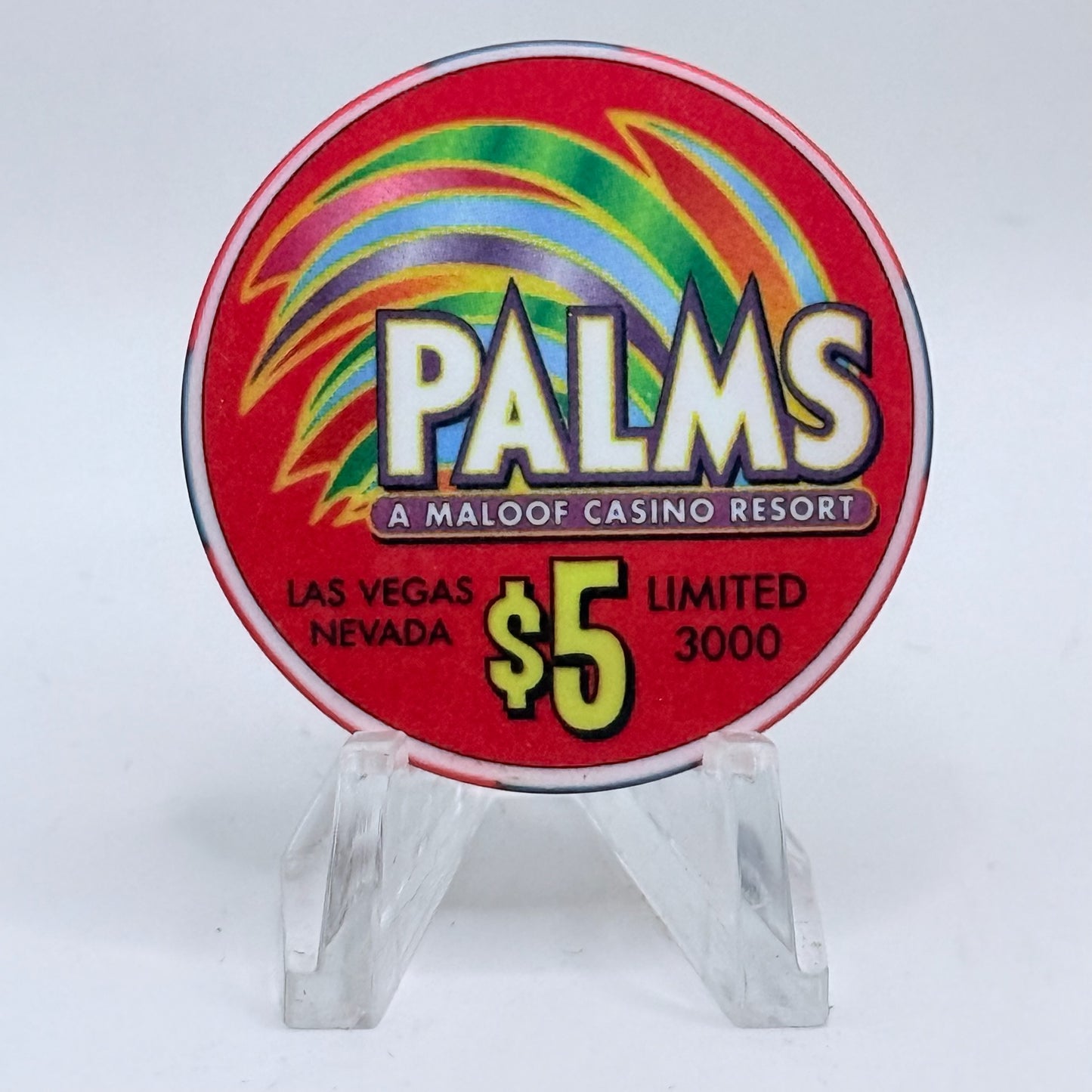 Palms Casino Resort Las Vegas Nevada 2003 'Kid Rock' LE $5 Casino Chip E1970