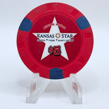 Kansas Star Casino Mulvane Kansas 2011 $5 Casino Chip
